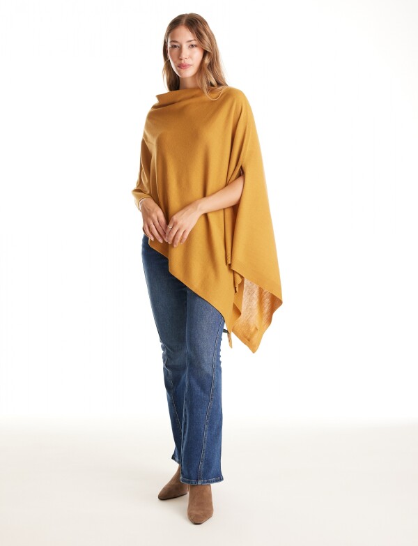 Poncho Colors MOSTAZA