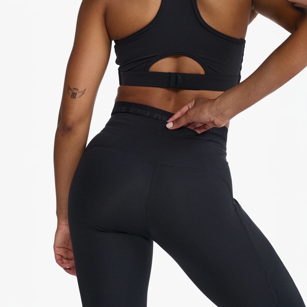 Form Stash Hi-Rise Compression 7/8 Tights - Mujer Black/black