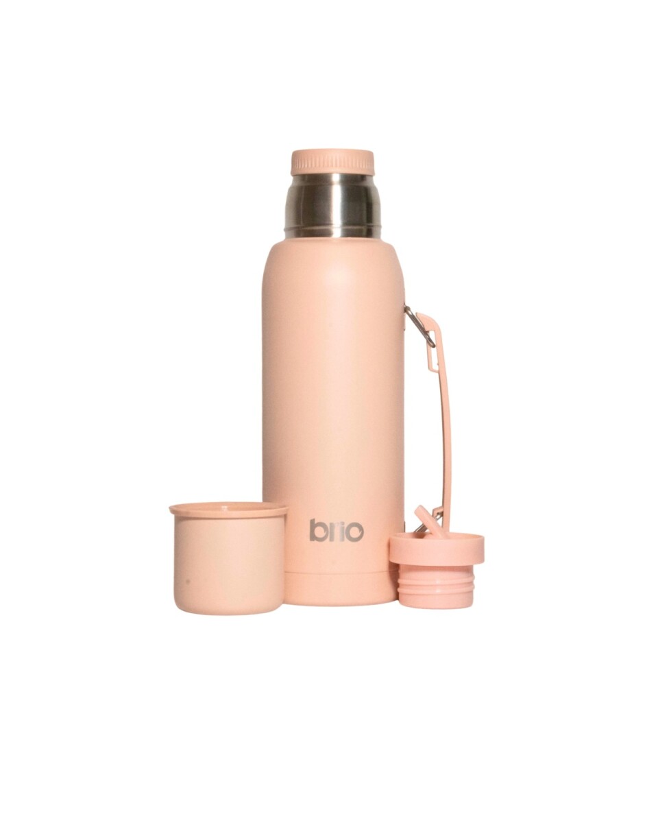 Termo 1 Litro Acero Inox brio Con Pico Cebador - Durazno 