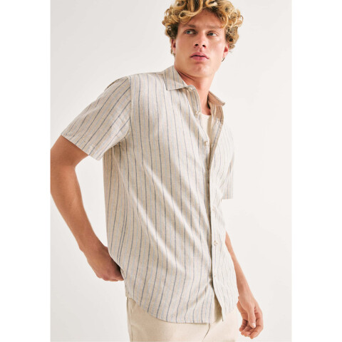 CAMISA MM MASC CAQUI CLARO
