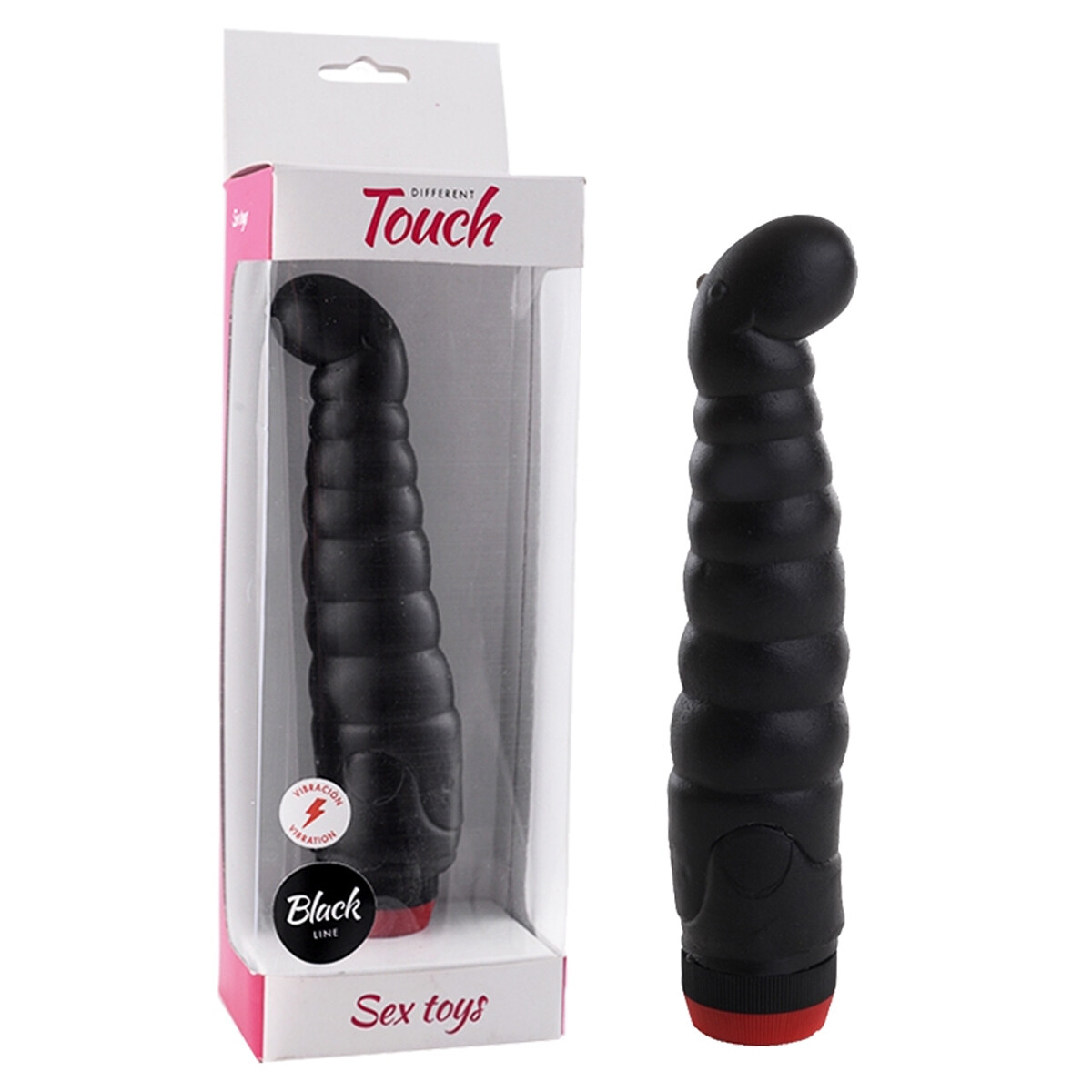 Vibrador Gusanito - Negro 