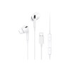 Auriculares Usams in-ear Lightning color blanco Auriculares Usams In-ear Lightning Color Blanco