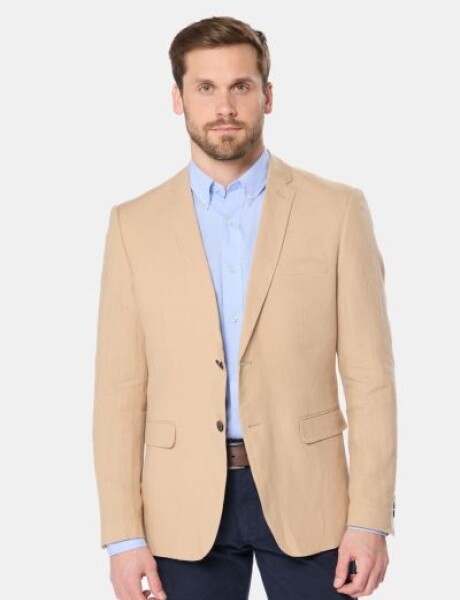 SACO DE LINO Beige