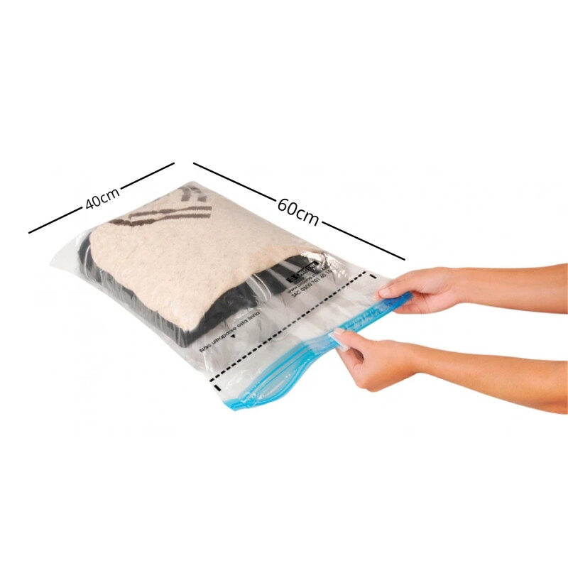 Set x3 Vac bag trip funda TRANSPARENTE