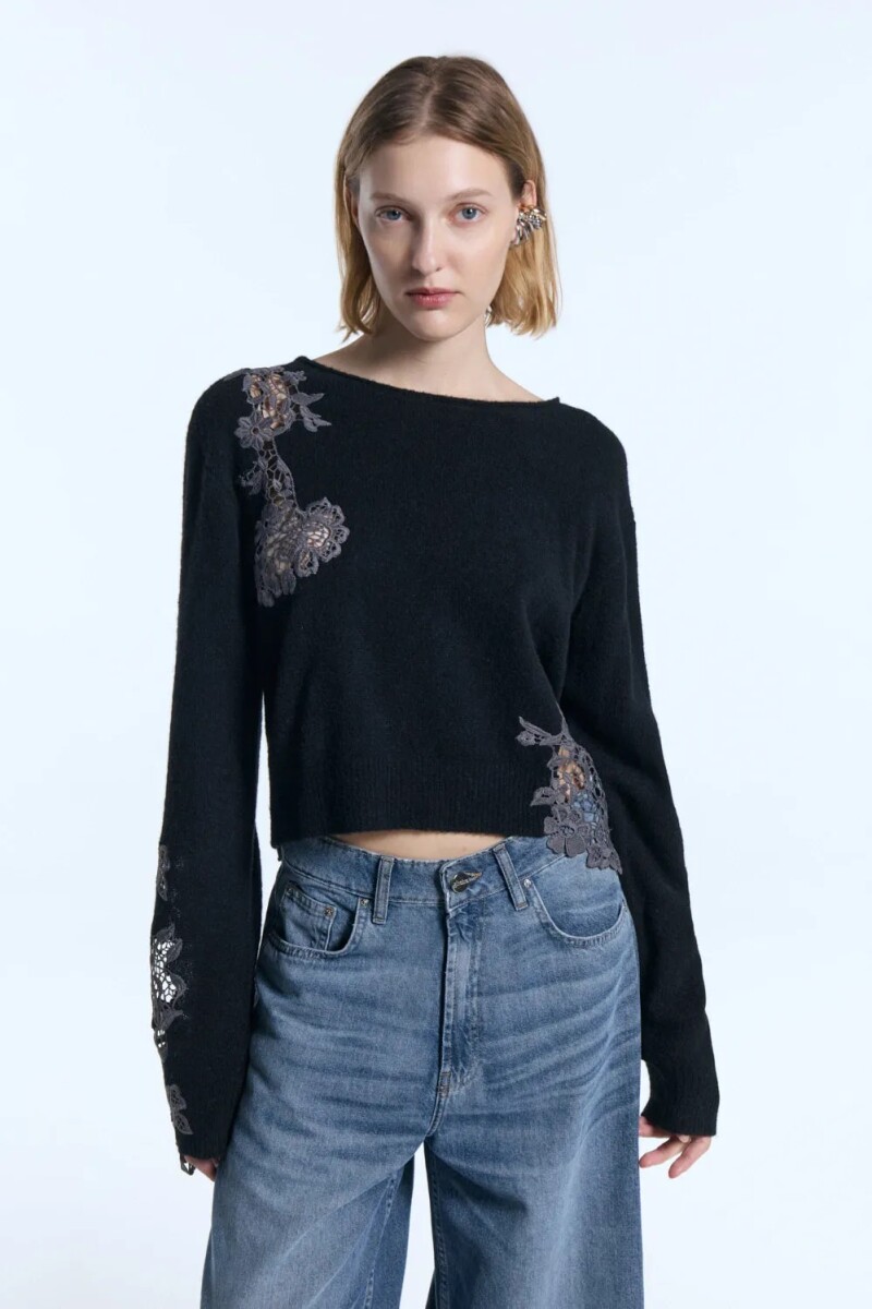 SWEATER LAMU Negro