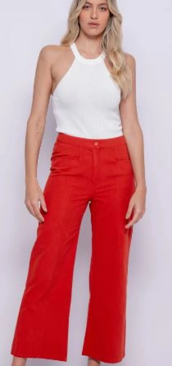 PANTALON DANIEL CASSIN FELIX - TERRACOTA 