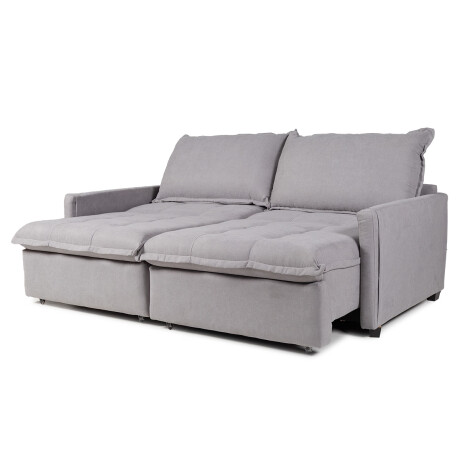 Sofá Cama Oliver - Tela Microfibra 12074 (Gris)