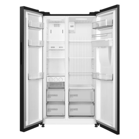 Heladera Inverter Midea Side By Side 587L MDRS710FGG28W Negro