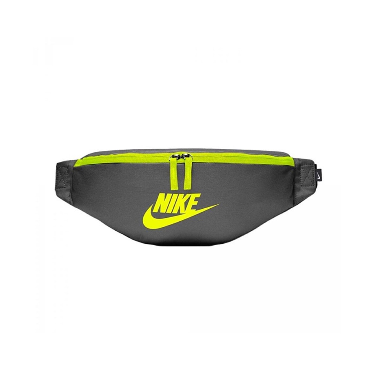 RIÑONERA NIKE HERITAGE WAISTPACK - Grey/Yellow 