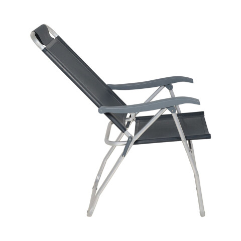 Silla Plegable de Aluminio 4 Posición GRIS