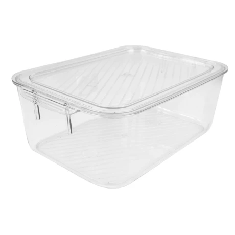 Recipiente de acrilico con tapa grande Recipiente de acrilico con tapa grande