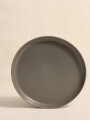 Plato Mesa Dark Grey Color Unico
