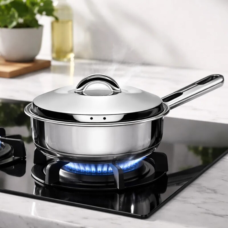 Sartén Alto con tapa Acero Inoxidable. - 62500/200 - Tramontina Sartén Alto con tapa Acero Inoxidable. - 62500/200 - Tramontina