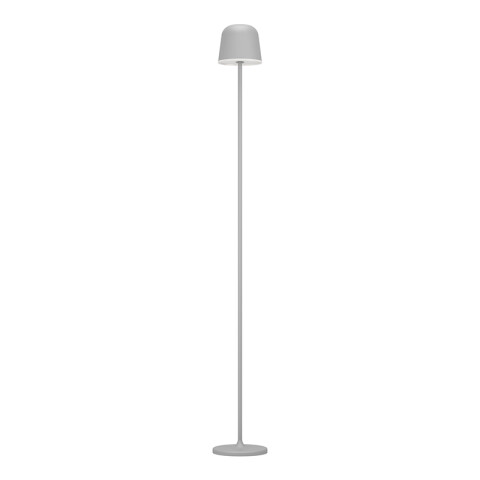 Lámpara de pie LED inalámbrica 1400mm gris IP54 EG1082