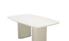Mesa De Comedor Lintz - 184 - Linea Mónaco Blanco/Blanco