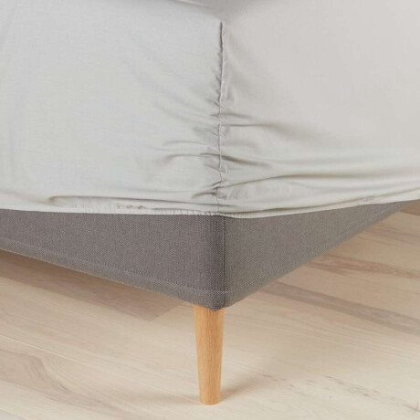Sabana Bajera Dagny 2 Plazas 150X200X35 Gris Claro