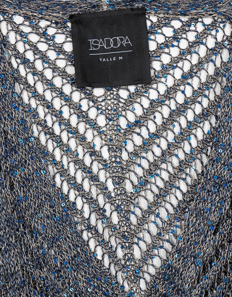 Kimonos Kimono De Noche Tejido - Negro