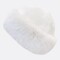 Gorro de Piel Sintética Estilo Cosaco Blanco