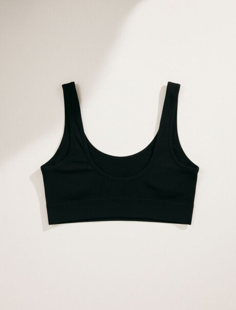 TOP CON TIRANTES ANCHOS NEGRO