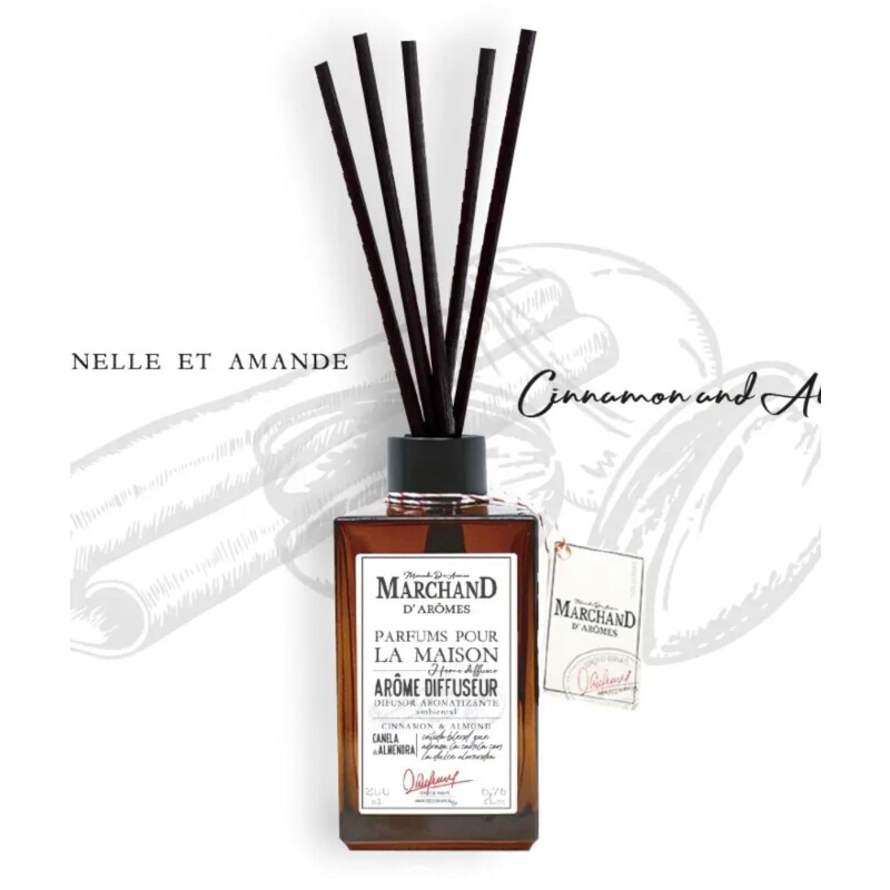 Difusor Varilla Marchand Canela & Almendras