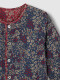 Chaqueta Acolchada Reversible Azul Viejo