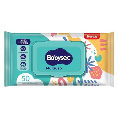 Toallitas Húmedas Babysec Multiuso 50 Uds. Toallitas Húmedas Babysec Multiuso 50 Uds.