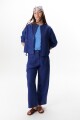 CHAQUETA LINO SOHO AZUL