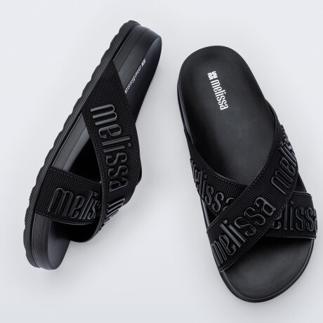 Sandalias Melissa de Dama -COZY SLIDE M LOVER II- 36118BI378 NEGRO