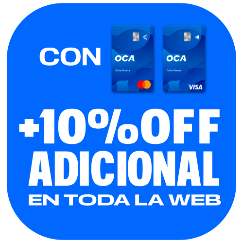 OCA 10%OFF en toda la web