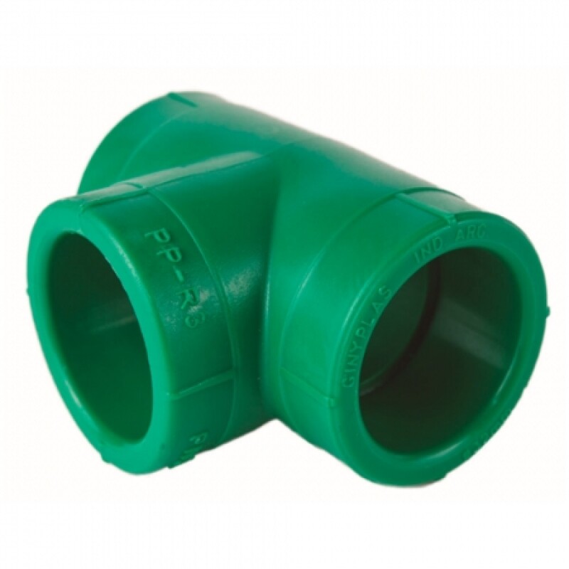 GINYPLAS TEE FUSIÓN HEMBRA HEMBRA HEMBRA 25 MM Ginyplas Tee Fusión Hembra Hembra Hembra 25 Mm