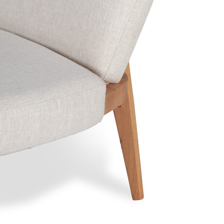 Butaca Stella -Tela Rústica Beige (4F)