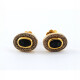 Caravanas Oro 18K Y Zafiro Caravanas Oro 18K Y Zafiro