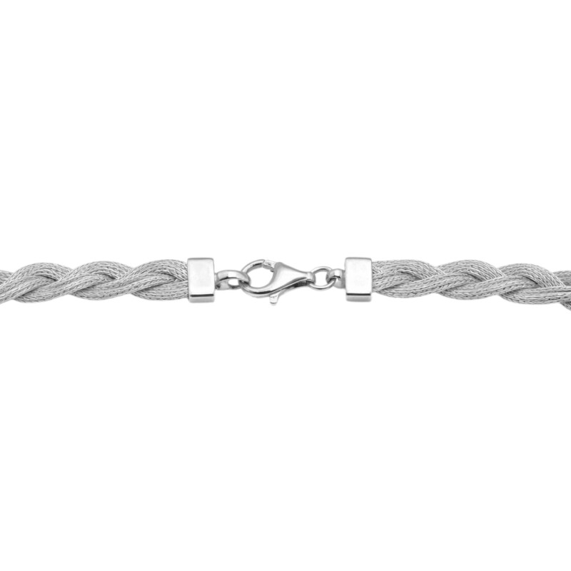 Pulsera trenzada - Plata 925 - sin piedra - PU3860 sinpiedra