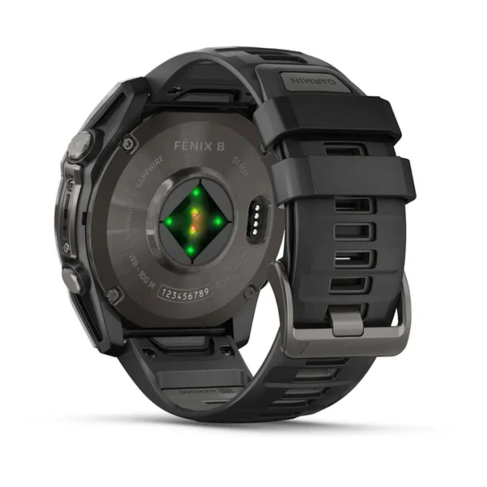 Fenix 8 - Unisex Carbon/grey