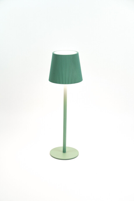 Lampara De Mesa Aurora Azul