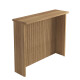 Barra de Isla Canelada MDF Nature 120 cm – Diseño Moderno para Cocina GAMAS DE BEIGE