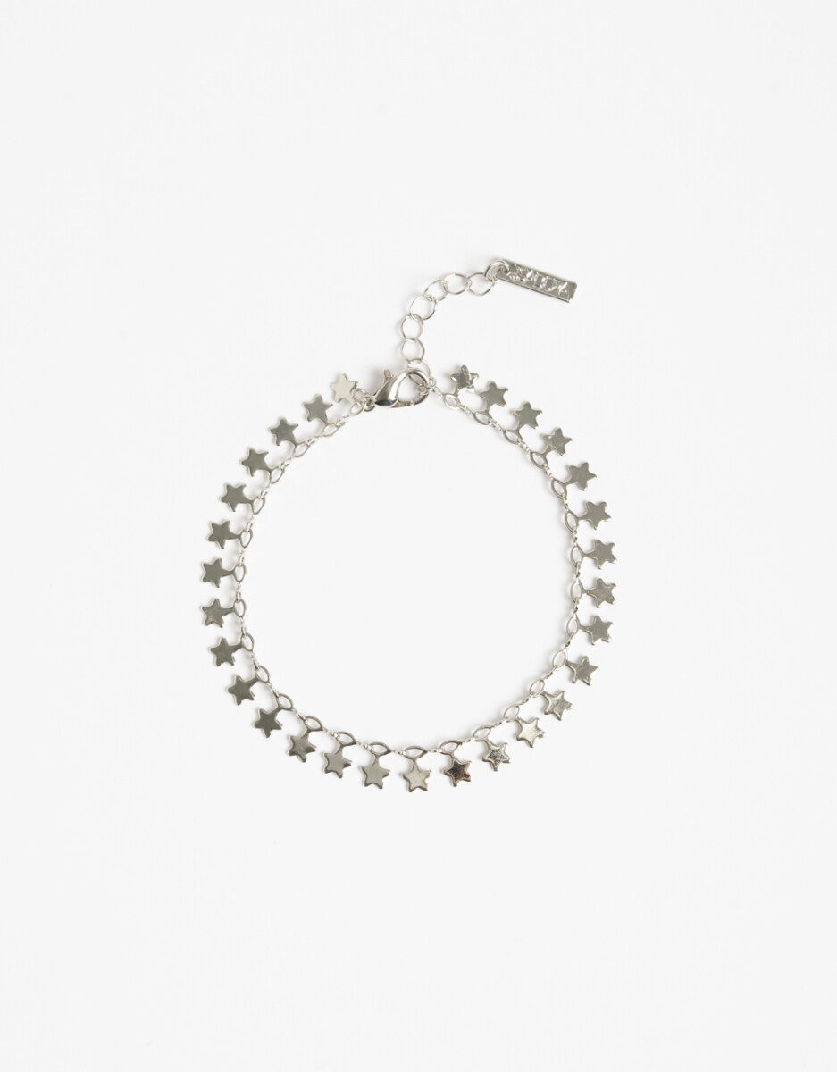 Pulsera Flexible De Estrellas Metal 