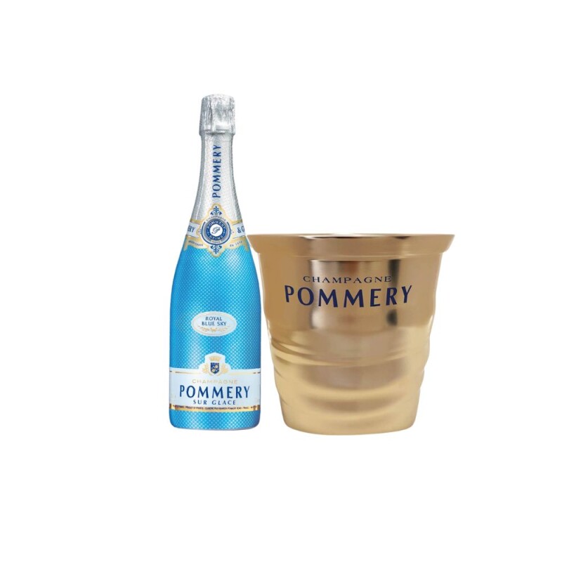 3 Pommery Blue Sky 750ml + regalo de 1 champagnera 3 Pommery Blue Sky 750ml + regalo de 1 champagnera