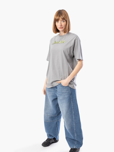 REMERA SNOW WHITE AND THE SEVEN GRIS CLARO