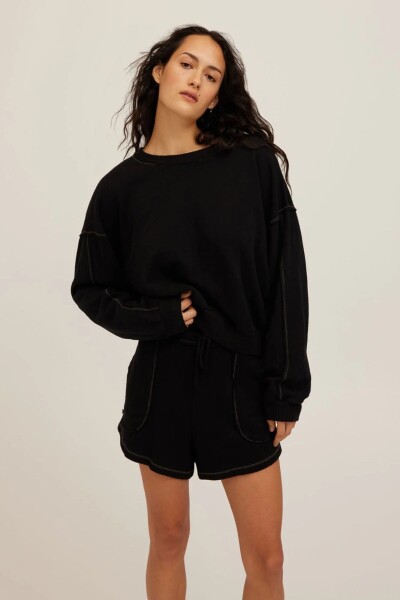 SWEATSHIRT GREENE Negro
