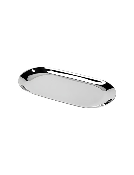 BANDEJA OVAL 22x9CM METAL PLATEADO BANDEJA OVAL 22x9CM METAL PLATEADO