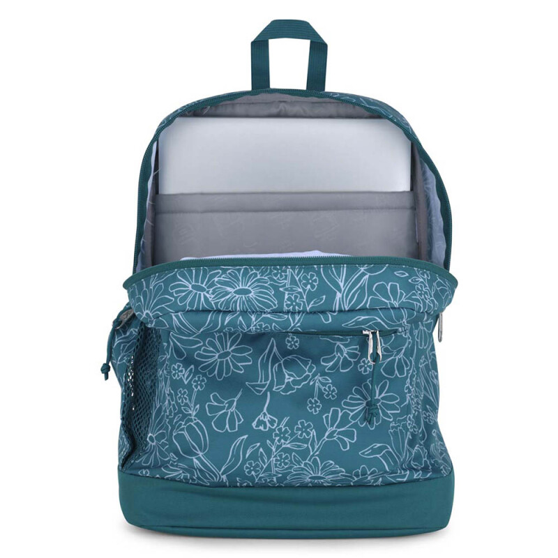 Mochila Portalaptop Cross Town Plus Delightful Daisies Green