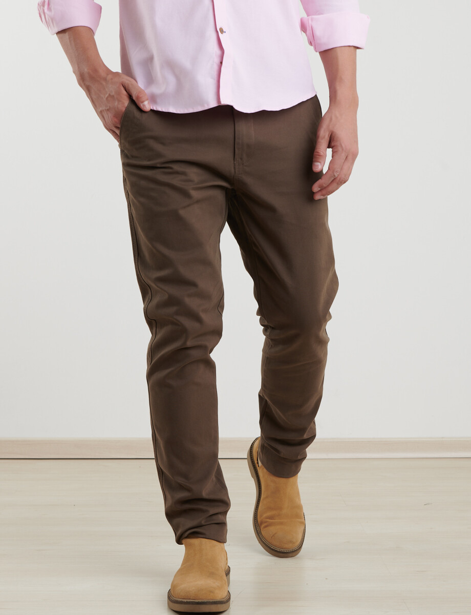 080423 PANTALON HARRY Marron