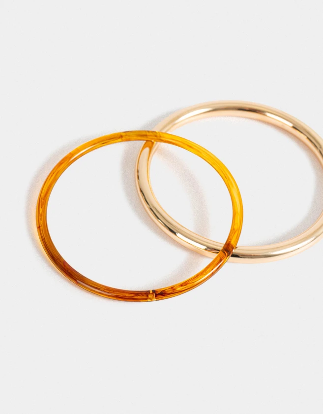 Pulseras Rígidas Sets De metal Set De Pulseras Rígidas - Dorado