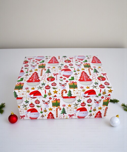 Caja Rigida Navidad 23 x 30,5 x 13 Diseño 1