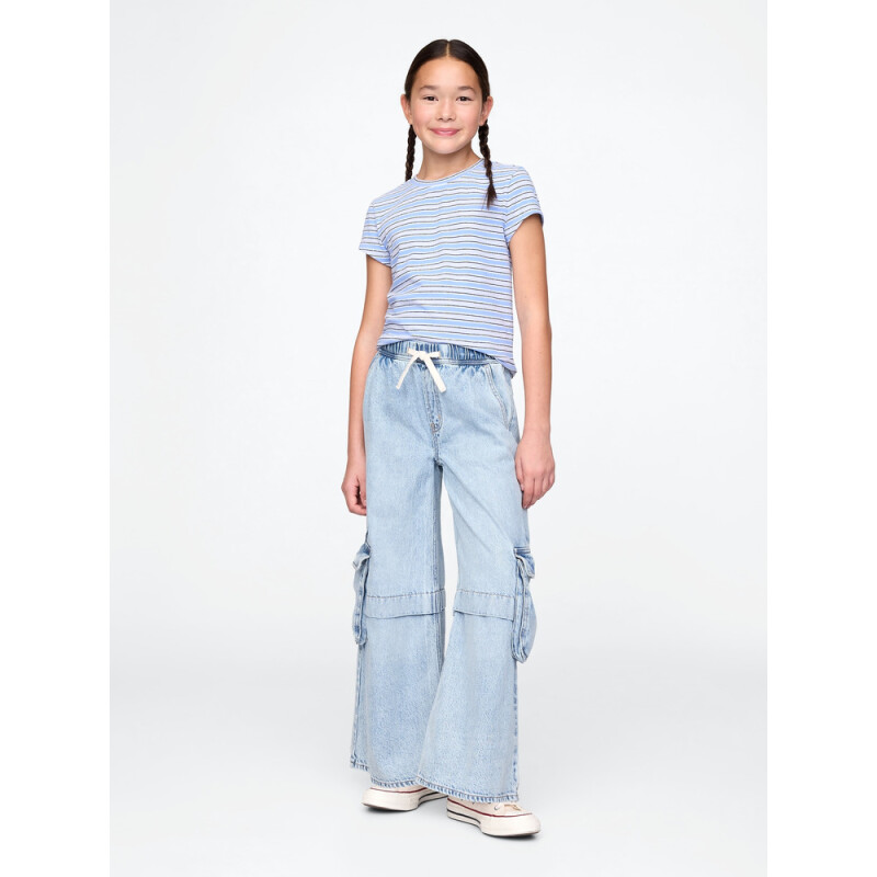 PO BAGGY - LT ACID CARGO LIGHT WASH