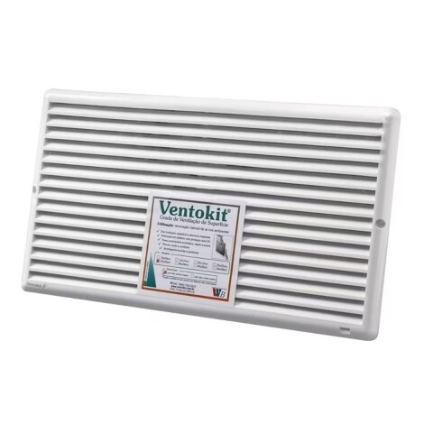 Rejilla ventilación PVC 35x16 mosquitero Rejilla Ventilación Pvc 35x16 Mosquitero