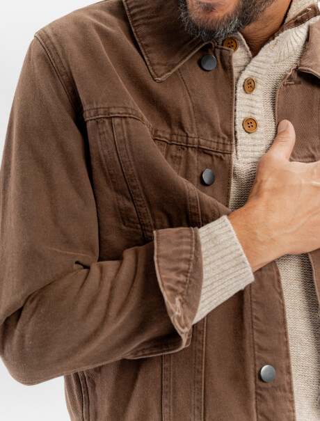 Campera jean sobreteñida Campera jean sobreteñida