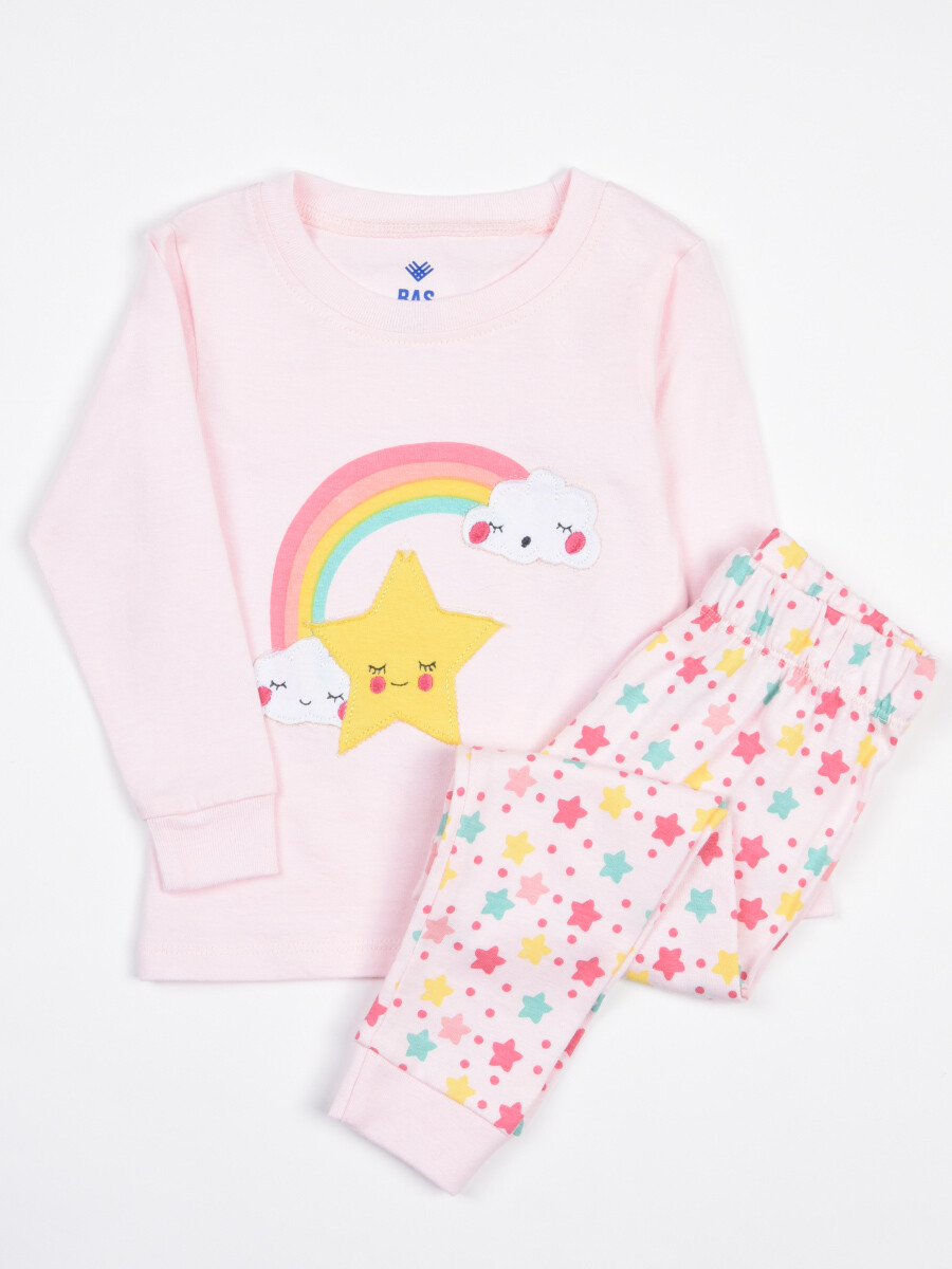 Pijama estampa Estrellas - Arcoiris 