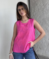 Blusa Palm fucsia